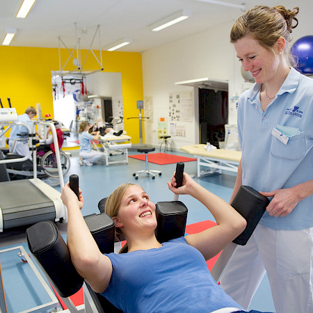 Raum für Physiotherapie – Privatklinik Bethanien